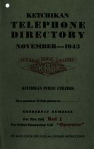 Telephone directory front cover